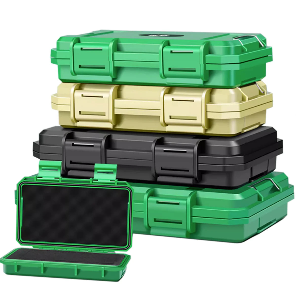 QuietVault: Airtight Phone Vault with pre-cut foam. Lockable, Shockproof.